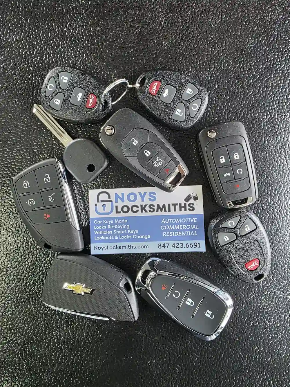 Car key replacement service by Noys Locksmiths