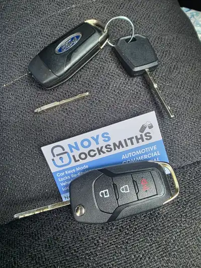 New Ford flip key cut and programmed after all keys were lost